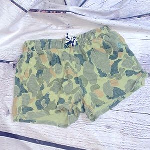 J. Crew Crewcuts Green Camo Shorts Girl’s Size 7 Excellent Condition